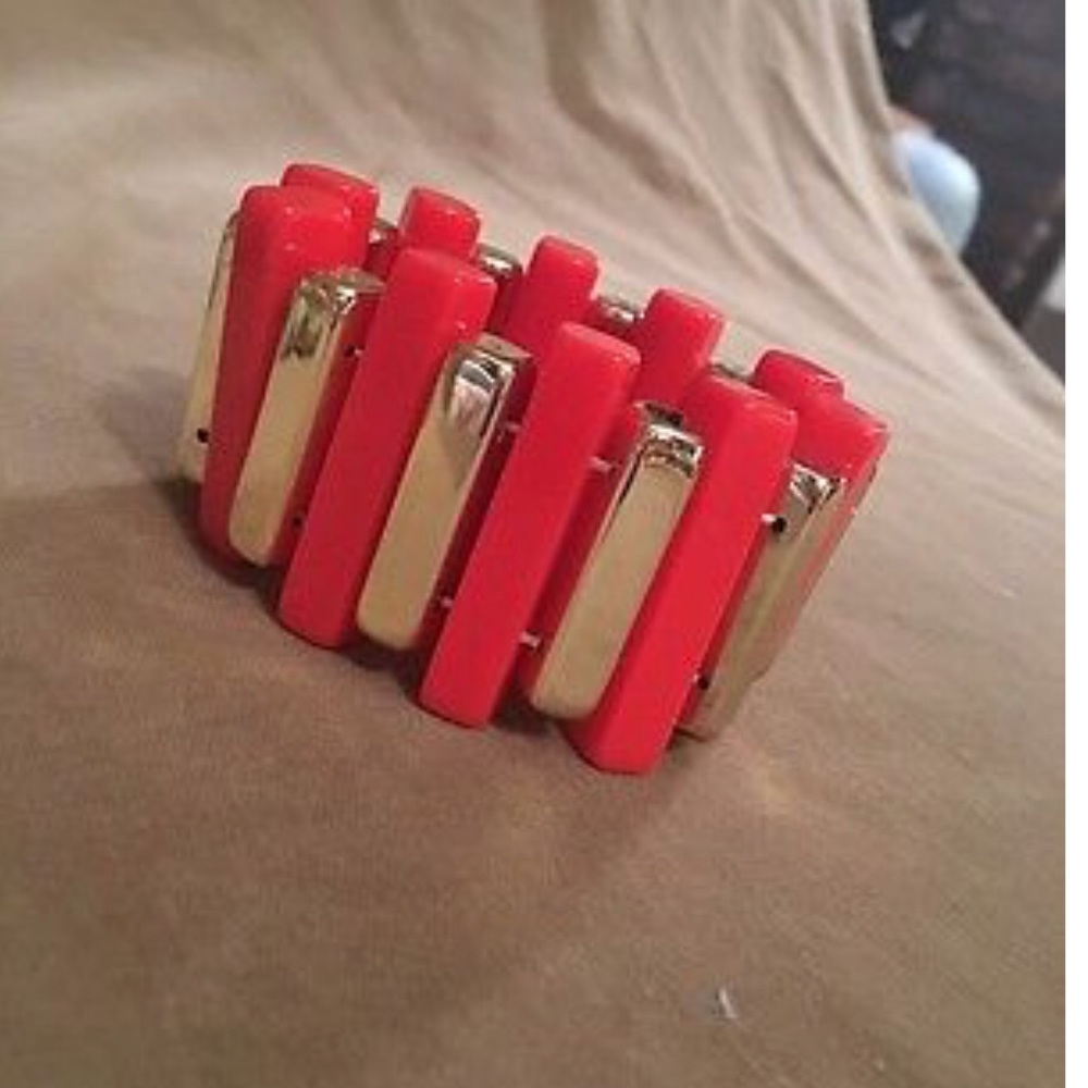 Sparkle designs 🔥 Orange & Gold Modern Bracelet - Picture 4 of 6